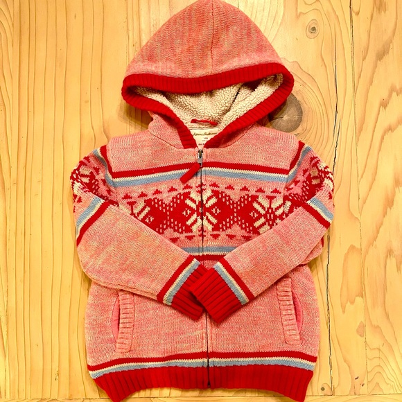 Hanna Anderson Sweater Jacket Size 5